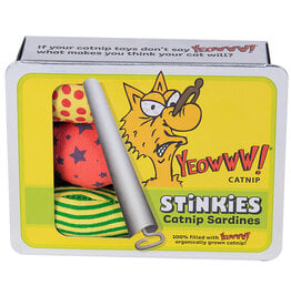 Yeowww! Yeowww! Cat Toys | Tin of Stinkies 3 pk
