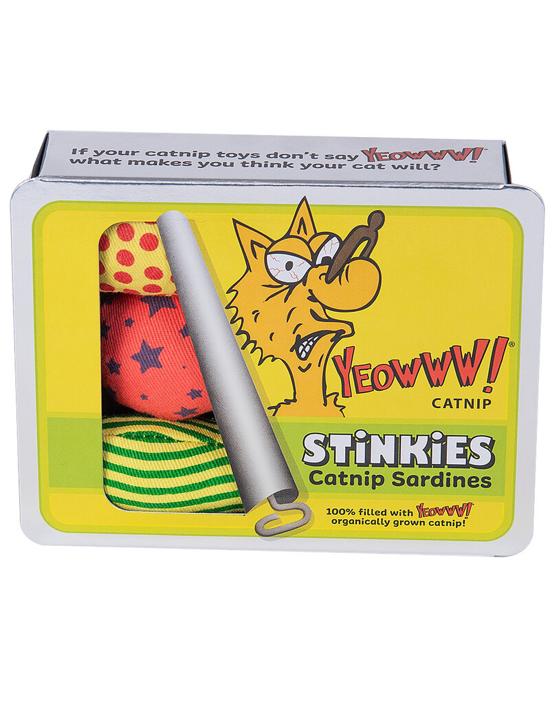 Yeowww! Yeowww! Cat Toys | Tin of Stinkies 3 pk