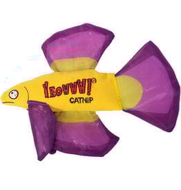 Yeowww! Yeowww! Catnip Cat Toys | Mo Beta Fish Purple