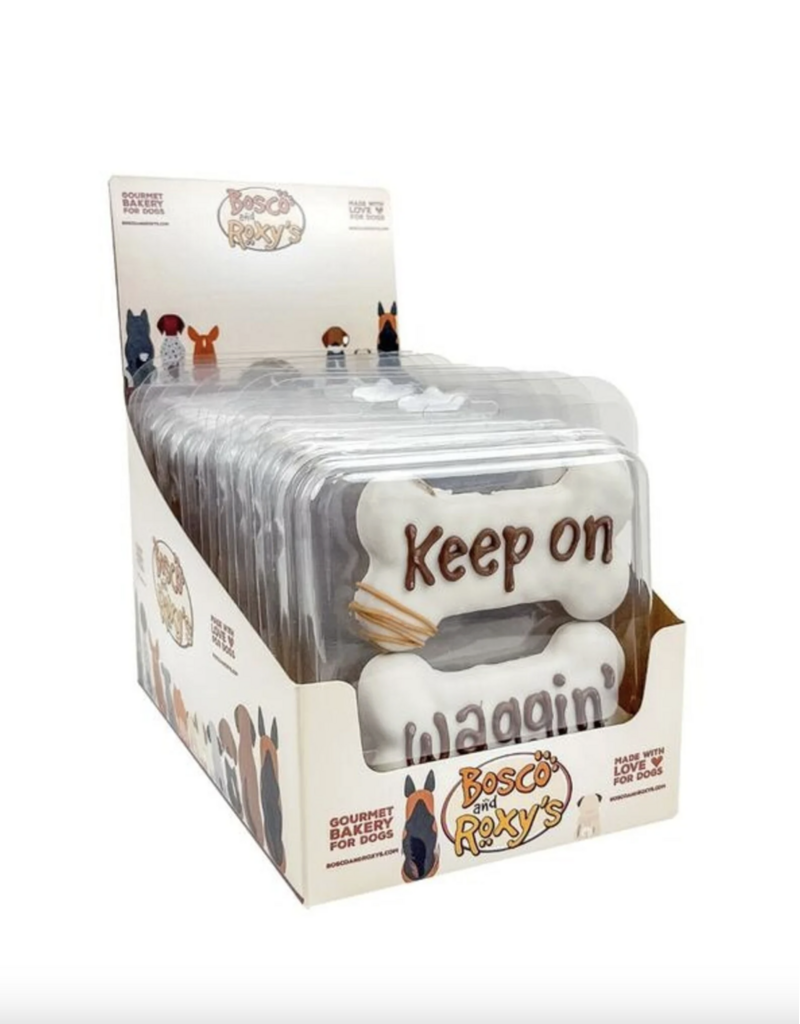 Bosco and Roxy's Bosco & Roxy's Dog Thoughts Collection | Keep on Waggin' Bones  2 Pack