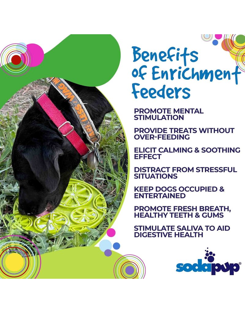 SodaPup SodaPup E-Mat | Lime Green Citrus with Suction Cup