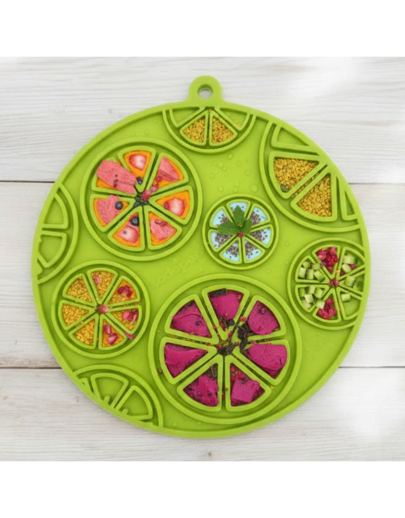 SodaPup SodaPup E-Mat | Lime Green Citrus with Suction Cup
