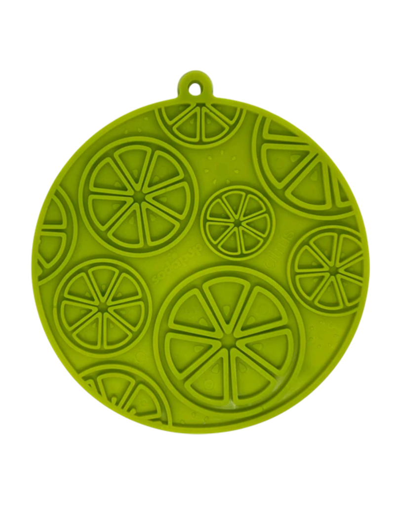 SodaPup SodaPup E-Mat | Lime Green Citrus with Suction Cup