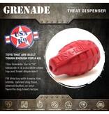 SodaPup SodaPup Enrichment Toys | Grenade Reward Toy Red Large