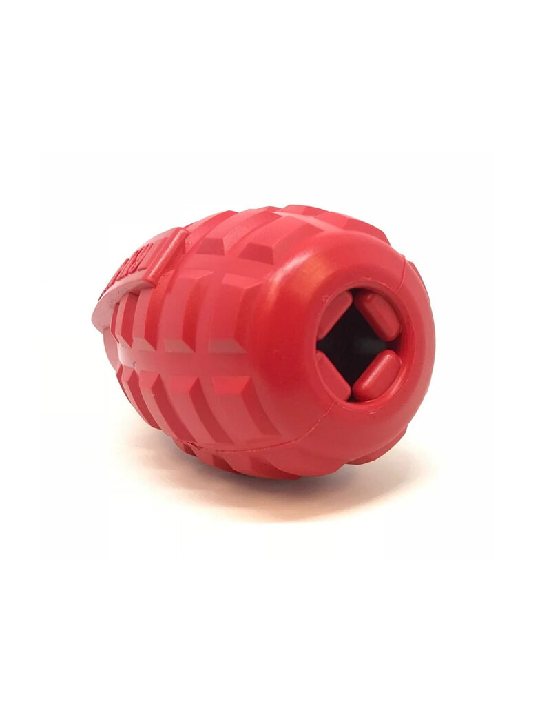 SodaPup SodaPup Enrichment Toys | Grenade Reward Toy Red Large