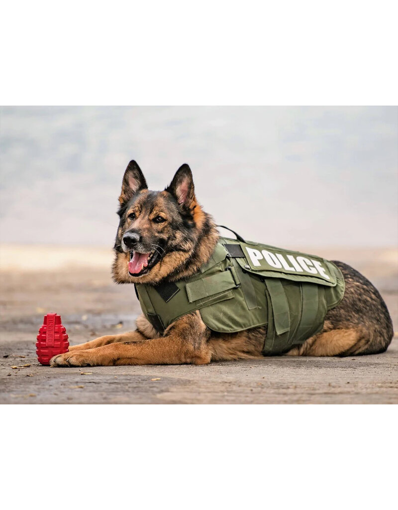 SodaPup SodaPup Enrichment Toys | Grenade Reward Toy Red Medium