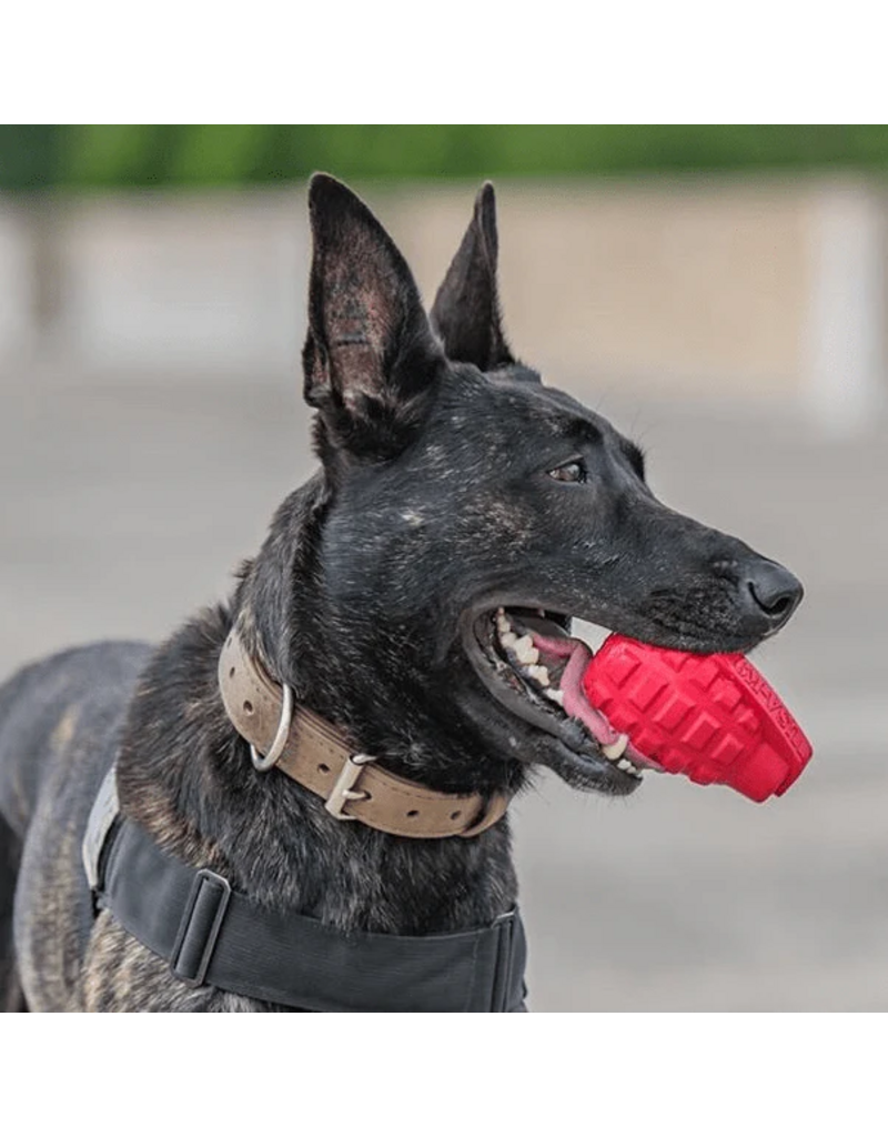SodaPup SodaPup Enrichment Toys | Grenade Reward Toy Red Medium