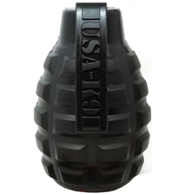 SodaPup SodaPup Enrichment Toys | Grenade Reward Toy Black Medium