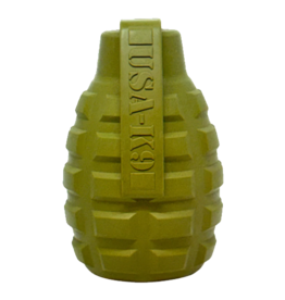 SodaPup SodaPup Enrichment Toys | Grenade Reward Toy Army Green Large