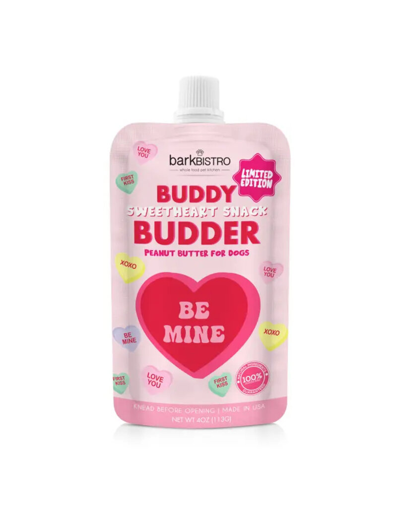 Bark Bistro Bark Bistro Buddy Budder | Be Mine Peanut Butter 4 oz Pouch