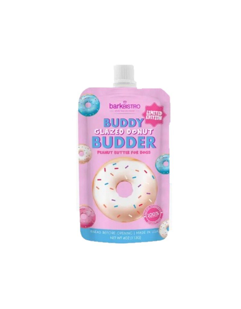 Bark Bistro Bark Bistro Buddy Budder | Glazed Donut Peanut Butter 4 oz Pouch