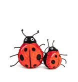 fabdog Fab Dog Plush Toys | Faball Ladybug Small