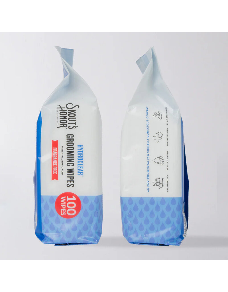 Skout's Honor Skout's Honor HydroClear | Grooming Wipes Fragrance Free 100 Ct