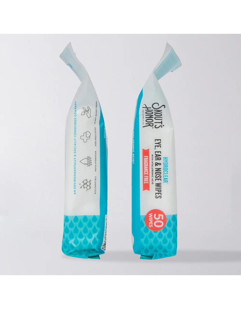 Skout's Honor Skout's Honor HydroClear | Eye, Ear, & Nose Wipes Frangrance Free 50 Ct