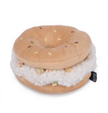 Chewffon Chewffon Plush Dog Toy | Squeaky Bagel