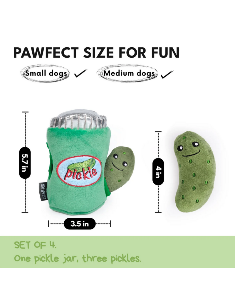 Chewffon Chewffon Plush Dog Toy | Pickle Jar Hide & Seek
