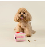 Chewffon Chewffon Plush Dog Toy | Strawberry Birthday Cake Puzzle