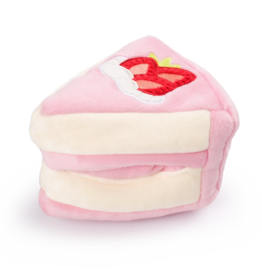 Chewffon Chewffon Plush Dog Toy | Strawberry Birthday Cake Puzzle