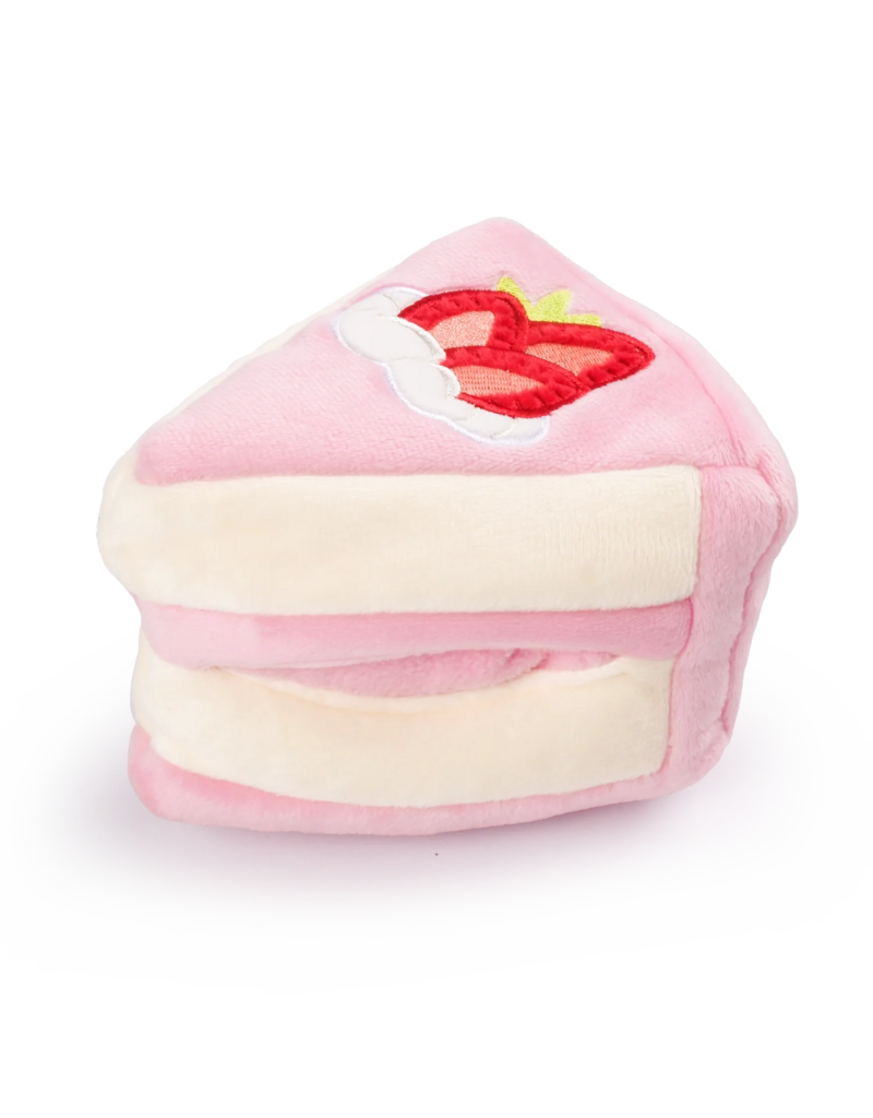 Chewffon Chewffon Plush Dog Toy | Strawberry Birthday Cake Puzzle
