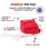 Chewffon Chewffon Plush Dog Toy | Gift Box Crinkle Puzzle