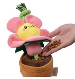 Territory Territory Plush Dog Toy | Pink Daisy Flower Tug Toy 16"