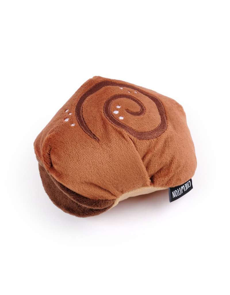 Chewffon Chewffon Plush Dog Toy | Cinnamon Roll Squeaky Snuffle Toy