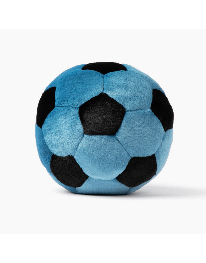 Fluff & Tuff Fluff & Tuff Inc. Dog Toys | Blue Soccer Ball Large