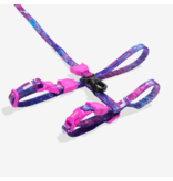 Zee.Dog Zee Cat | Error #502 Pink & Purple Cat Harness with Leash