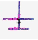 Zee.Dog Zee Cat | Error #502 Pink & Purple Cat Harness with Leash