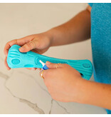 Totally Pooched Totally Pooched Dog Toys | Stuff N' Brush Stick Toy 9" Teal