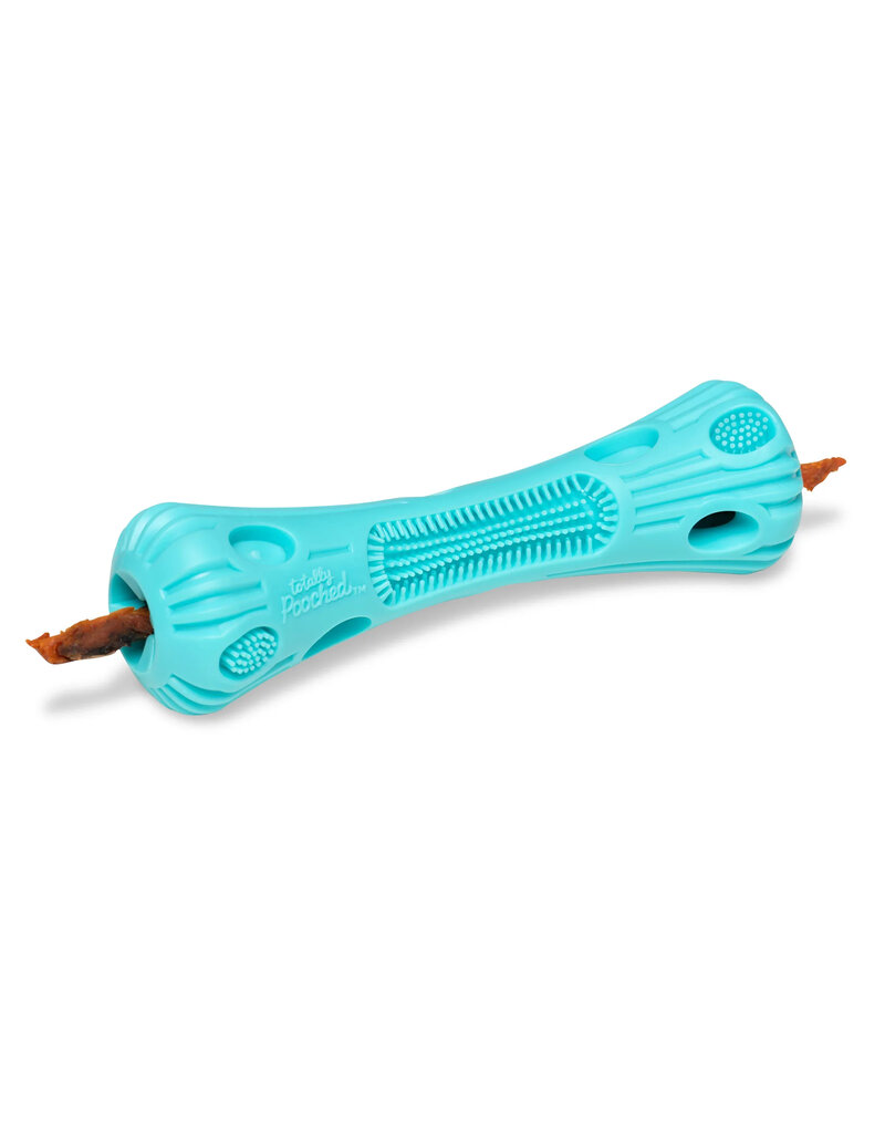 Totally Pooched Totally Pooched Dog Toys | Stuff N' Brush Stick Toy 9" Teal