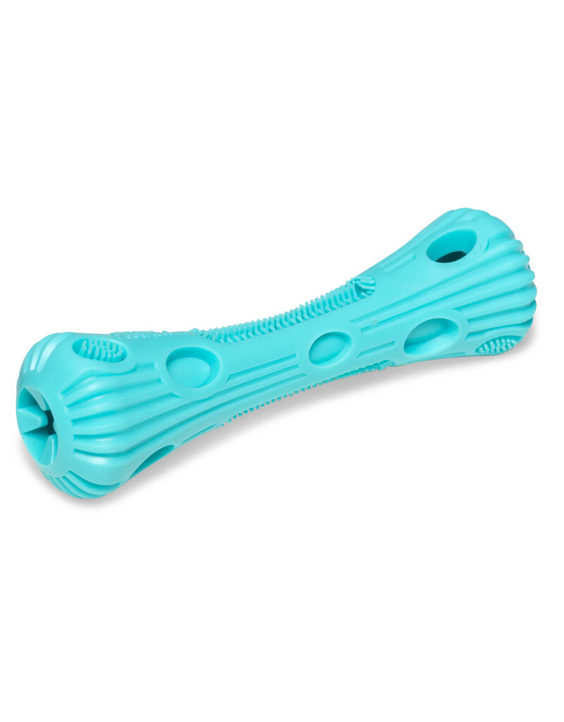 Totally Pooched Totally Pooched Dog Toys | Stuff N' Brush Stick Toy 9" Teal
