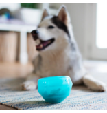 Totally Pooched Totally Pooched Dog Toys | Stuff N' Wobbel Barrel Interactive Toy 5" Teal