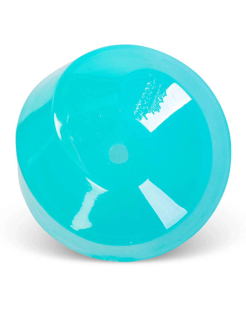 Totally Pooched Totally Pooched Dog Toys | Stuff N' Wobbel Barrel Interactive Toy 5" Teal