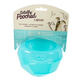 Totally Pooched Totally Pooched Dog Toys | Stuff N' Wobbel Barrel Interactive Toy 5" Teal