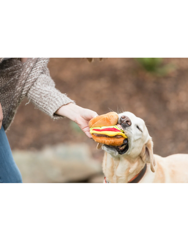 PLAY P.L.A.Y. American Classic Dog Toys | Barky Burger Mini