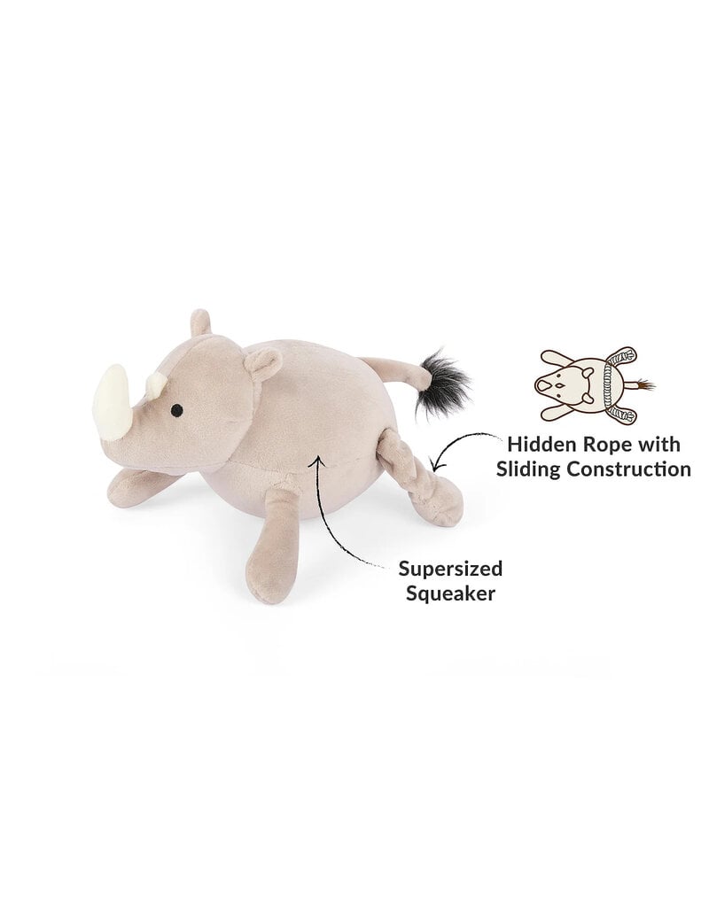PLAY P.L.A.Y. Big Five of Africa Dog Toys | Rhino