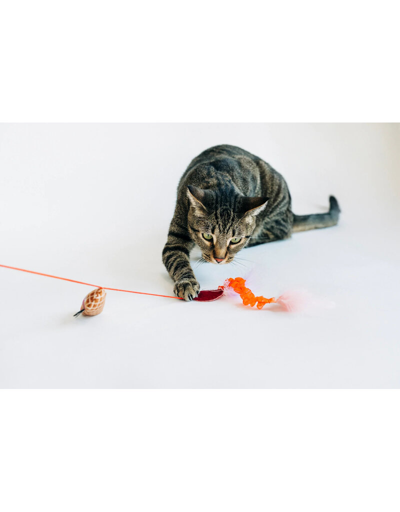 PLAY P.L.A.Y. Feline Frenzy Cat Toys | Swatlami Wand Toy
