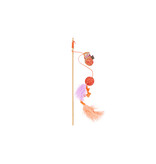 PLAY P.L.A.Y. Feline Frenzy Cat Toys | Swatlami Wand Toy