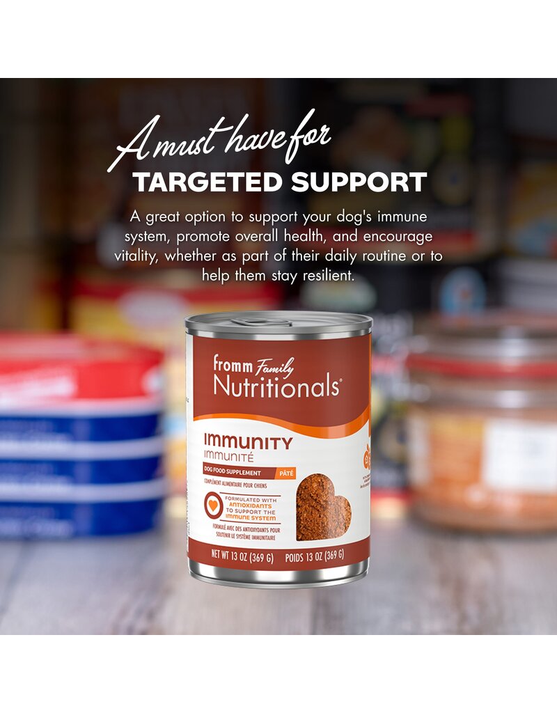 Fromm Fromm Nutritionals Canned Dog Food | Immunity Support Pate 13 oz CASE