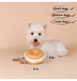 Chewffon Chewffon Plush Dog Toy | Squeaky Bagel