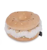 Chewffon Chewffon Plush Dog Toy | Squeaky Bagel