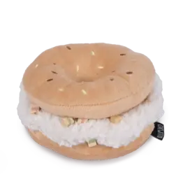 Chewffon Chewffon Plush Dog Toy | Squeaky Bagel
