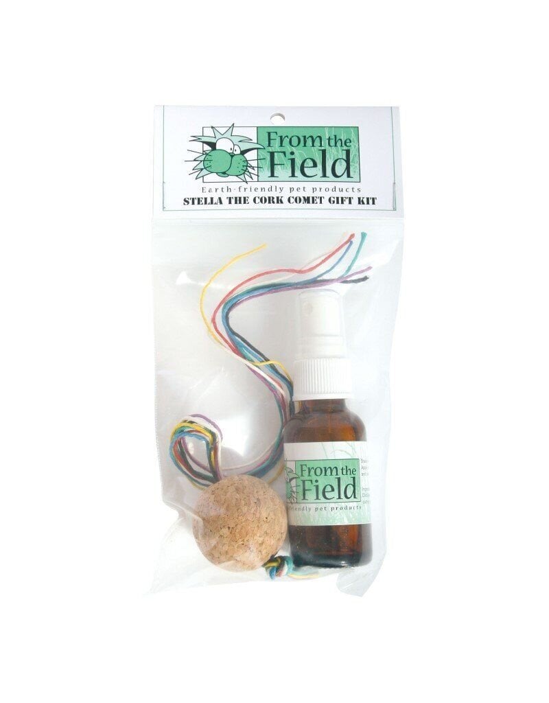 From the Field From the Field Catnip Toys | Stella The Cork Comet Gift Kit with Catnip Spray