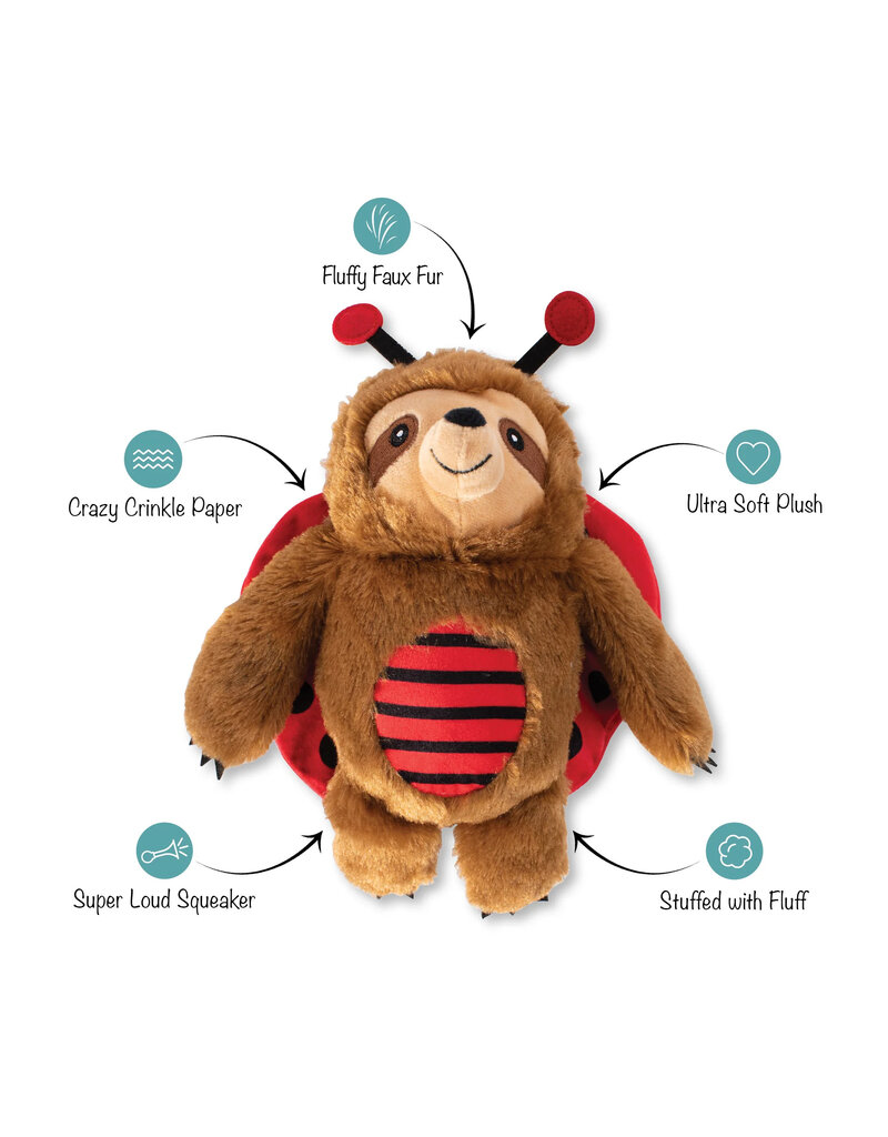 Pet Shop Pet Shop Fringe Studio Plush Dog Toy | Little Ladybug Sloth