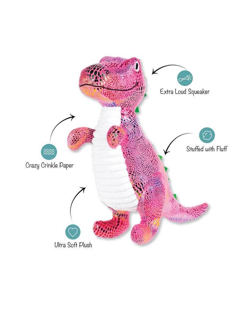 Pet Shop Pet Shop Fringe Studio Plush Dog Toy | Embrace Your Colors Pink Rex