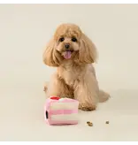 Chewffon Chewffon Plush Dog Toy | Strawberry Birthday Cake Puzzle