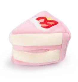 Chewffon Chewffon Plush Dog Toy | Strawberry Birthday Cake Puzzle