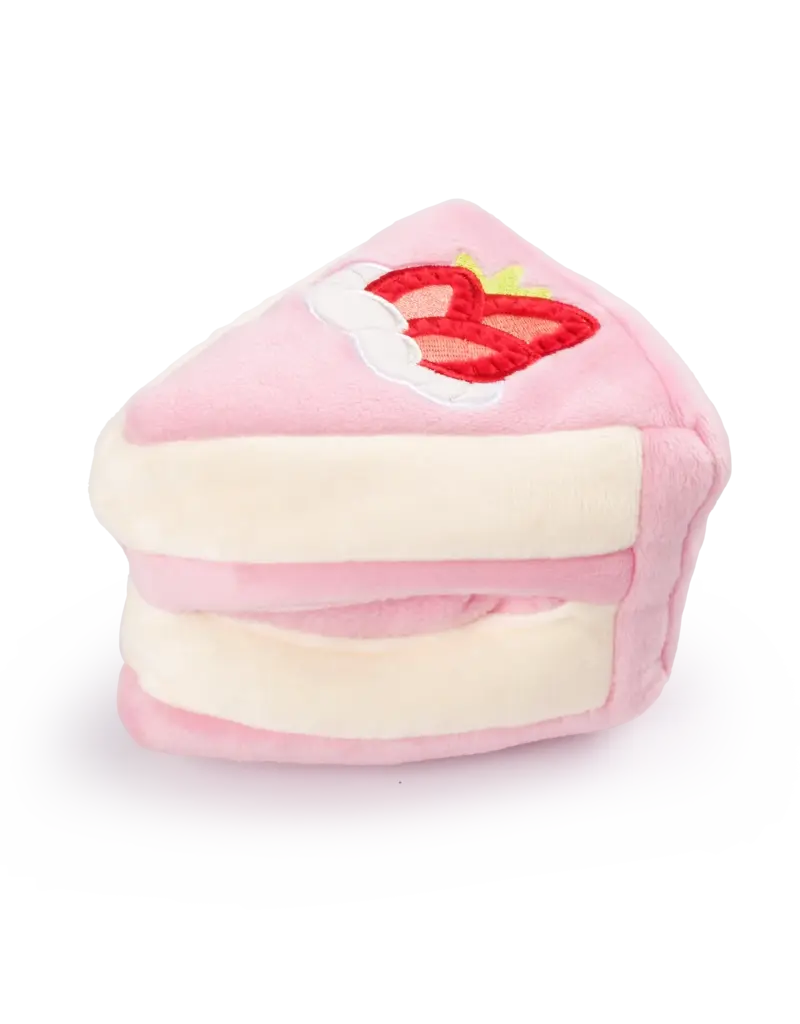 Chewffon Chewffon Plush Dog Toy | Strawberry Birthday Cake Puzzle
