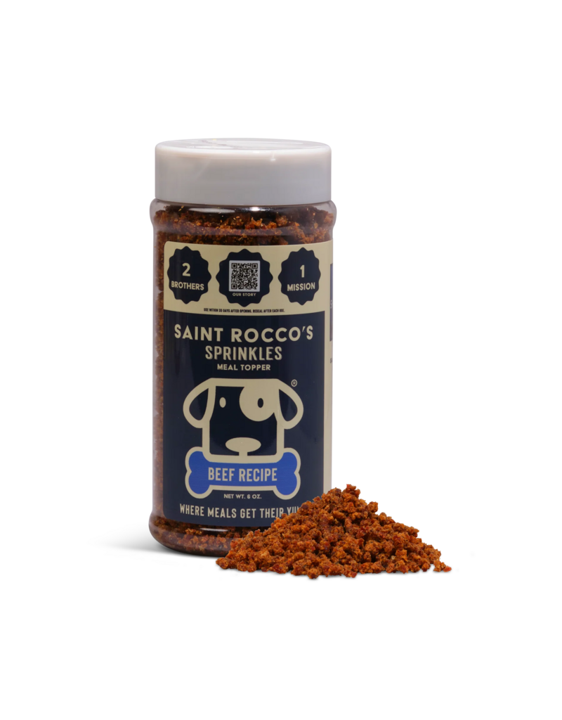Saint Rocco's Treats Saint Rocco Dog Treats | Meal Topper Sprinkle Beef 6 oz